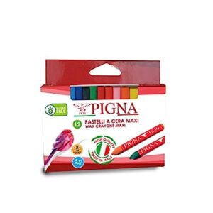 Pigna восъчни пастели 12 броя в опаковка