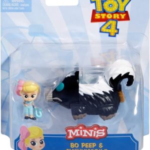 Toy Story - Minis Disney Pixar Bo Peep със Skunkmobile, колекционерски мини герои, за деца от 3+ години, GCY62
