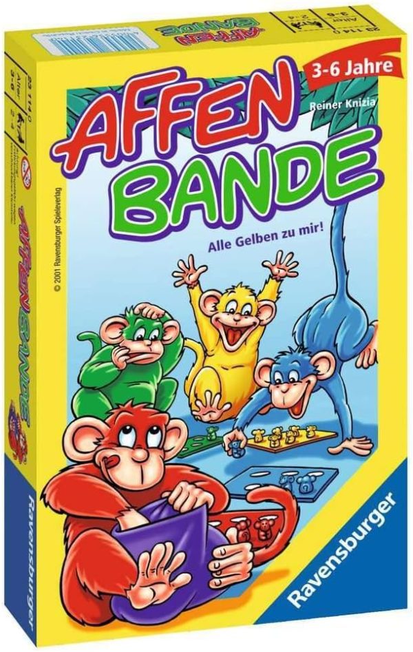 Ravensburger Забавна настолна игра Бандата на маймуните