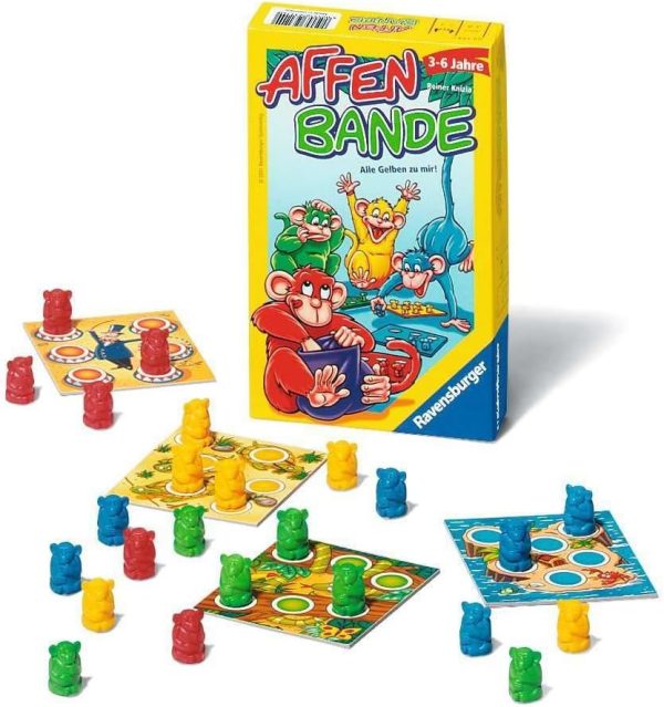 Ravensburger Забавна настолна игра Бандата на маймуните