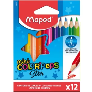 Maped Цветни моливи Mini Color'Peps Star x 12