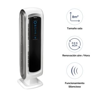 Пречиствател за въздух Fellowes AeraMax DX5, Технология PlasmaTRUE,Въглероден филтър, Филтър True HEPA, Сензор AeraSmart, 3 Степени