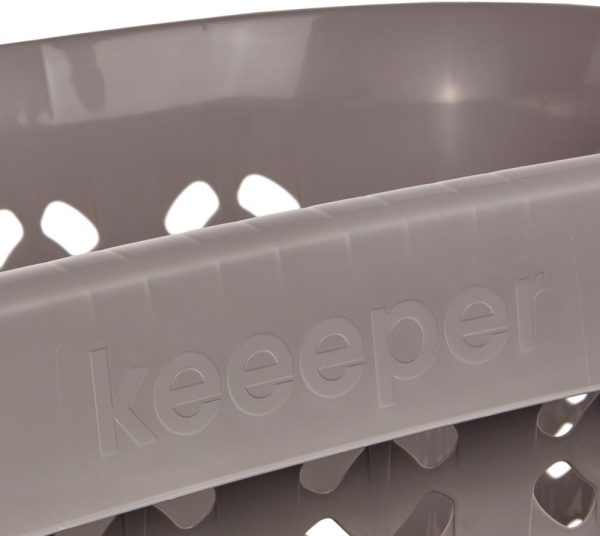 keeeper. Кош за пране с опора за бедрата 30, 5 L, пластмаса, 57,5 ​​x 26,5 x 38,20 cm