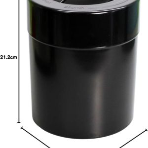Херметично затворена кутия KiloVac, черна, 3,8 л, 1 кг, TightVac