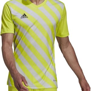 Мъжка тениска adidas, Team Semi Sol Yellow/Team Light Grey, Размери: L и XL