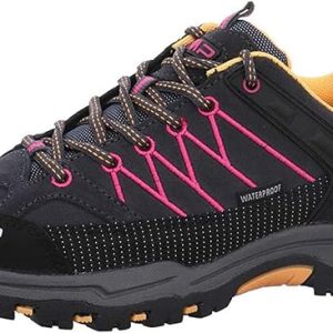 Детски ниски обувки CMP Rigel WP, Anthracite-Bouganville, UK 11,5 JNR/EU 30