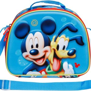 3D чанта за обяд, синя, 25,5 x 20 см. Марка: Disney