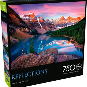 Пъзел Buffalo Games 17092 Mountains on Fire, оранжев, зелен, черен, син, 24" LX 18" W