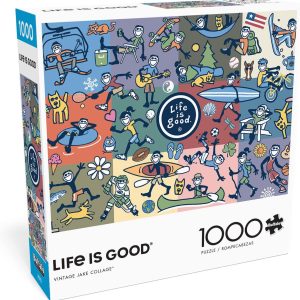 Buffalo Games - Vintage Jake Collage - Пъзел от 1000 части