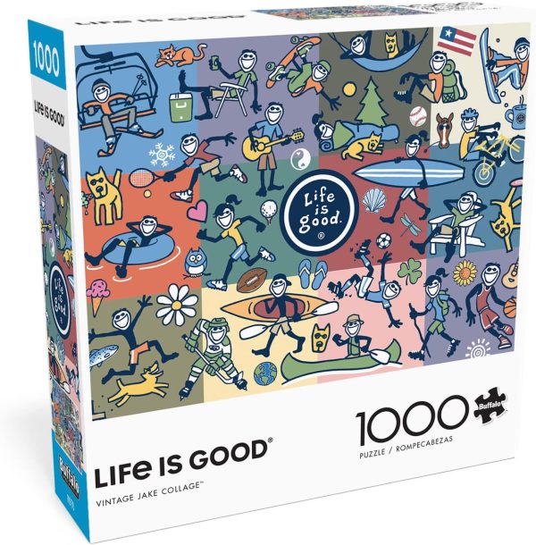 Buffalo Games - Vintage Jake Collage - Пъзел от 1000 части