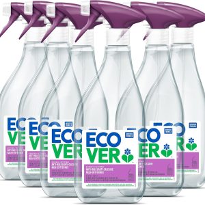 COVER Препарат за почистване на котлен камък горски плодове и босилек 500 ml, устойчива чистота с растителни съставки, мощен почистващ препарат срещу варовикови отлагания в банята