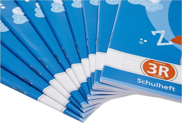 Тетрадки Herlitz A4, 16 листа FSC Mix Certified . Пакет от 10 броя.