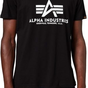 Мъжка тениска Alpha Industries, черна, размер: M