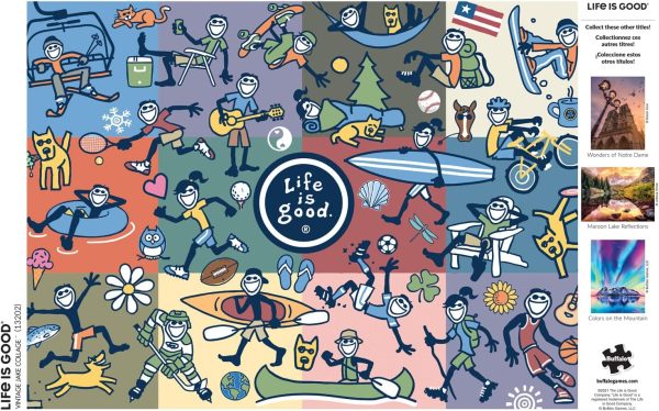 Buffalo Games - Vintage Jake Collage - Пъзел от 1000 части