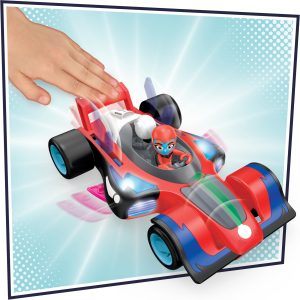PJ Masks Animal Power Flash Cruiser. Преобразуваща се кола със светлини и звуци, Играчка за превозно средство за възраст над 3 години