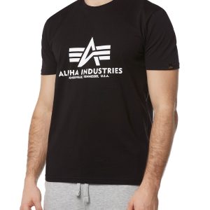 Мъжка тениска Alpha Industries, черна