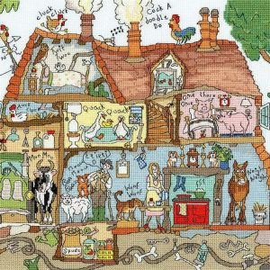 Комплект за кръстат бод с две нишки  Марка: Bothy Threads