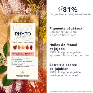 ЛУКСОЗНА БОЯ ЗА КОСА PHYTO - 9.3