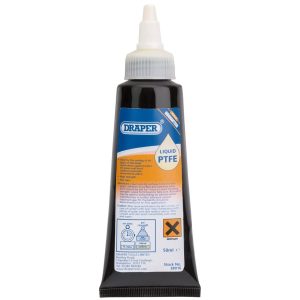 Draper 50 ml течен уплътнител | Уплътнител за уплътнения | Теч от тръба PTFE | ВиК инструмент | Водоустойчив уплътнител | Бързо втвърдяване на метални съединения |