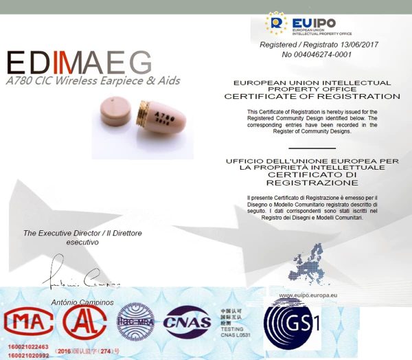 EDIMAEG Parts 10x6x6 mm CIC Невидима шпионска слушалка не може да работи сама Марка: EDIMAEG
