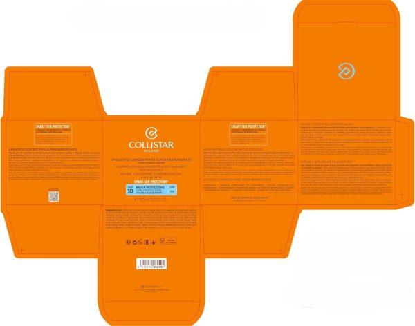 Collistar Smart Sun Protection Supertanning Concentrate Unguent SPF 10 . ‎150 ml