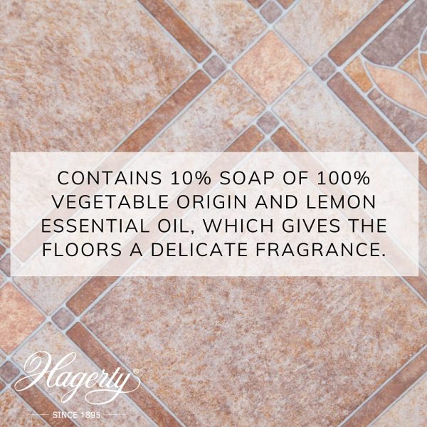 Hagerty Natural Stone Care Floor Cleaner 1 литър I Ефективен продукт за поддръжка на подове от естествен камък, теракота, плочи ... I Интензивен почистващ препарат за интериор и екстериор