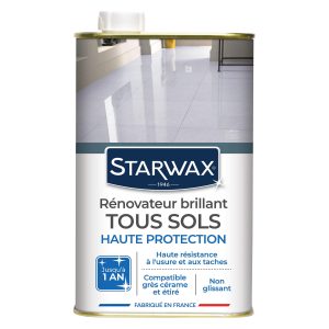 STARWAX Renovator Shine Protector за вътрешни подове - 1L - Идеален за защита и блясък на всички подове - Възстановява страхотен постоянен блясък - Неплъзгащ се