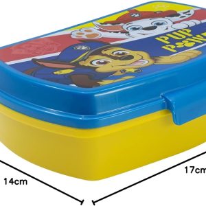 Правоъгълна кутия за обяд Paw Patrol PUP, пластмасова