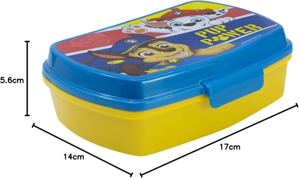 Правоъгълна кутия за обяд Paw Patrol PUP, пластмасова